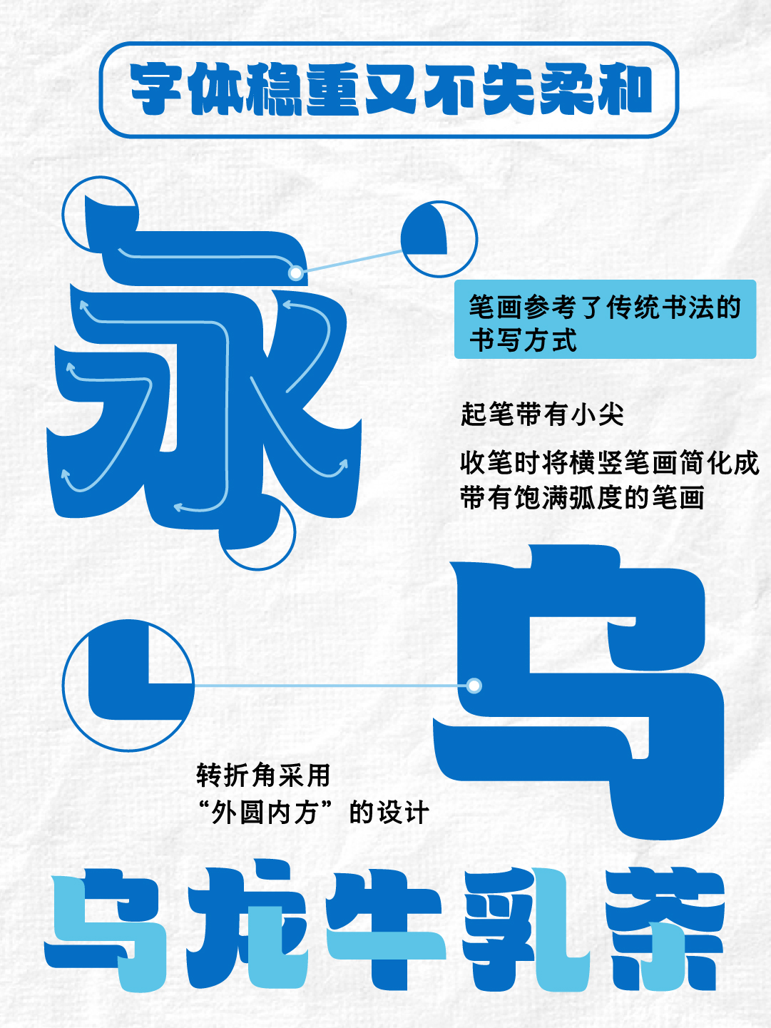 也字工厂舒芙蕾-字体分析