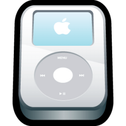 iPod 视频白色图标