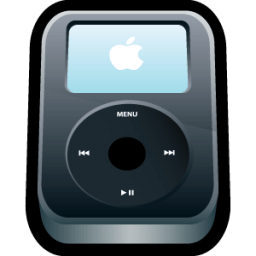 iPod 视频黑色图标
