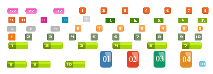 数字网页小图标