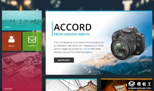 色彩構(gòu)圖攝影響應(yīng)式網(wǎng)頁模板