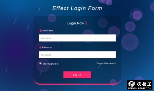 藍雨登錄框響應(yīng)式網(wǎng)頁模板
